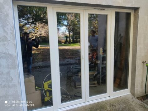 Aménagement d'un garage en porte-fenêtre