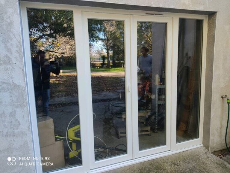 Aménagement d'un garage en porte-fenêtre