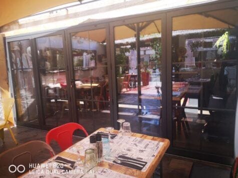 Baie vitrée accordéon en Aluminium