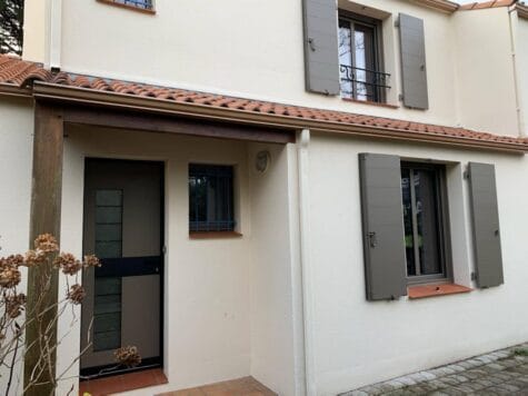 Rénovation de volets battant en aluminium gris clair