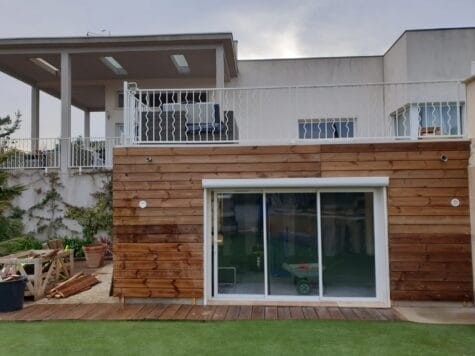 Fermeture d'une Extensions avec une baie vitrée