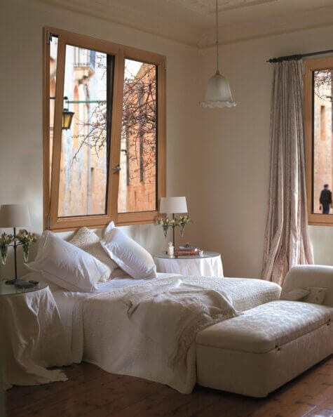 Fenêtres ouvrant à la française en Mixte Bois et Alu