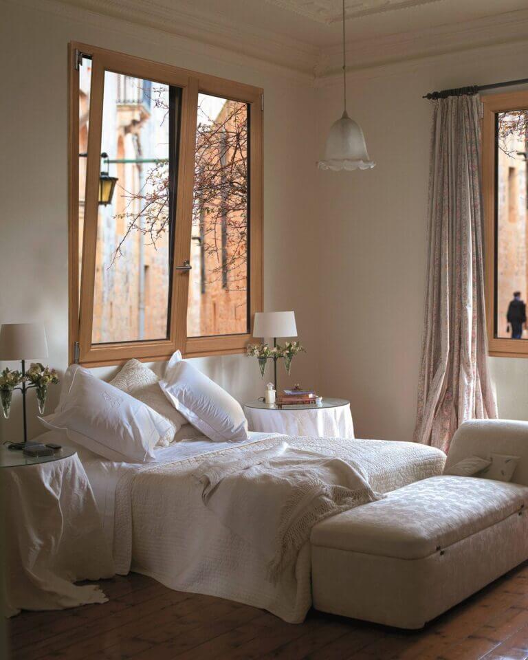 Fenêtres ouvrant à la française en Mixte Bois et Alu