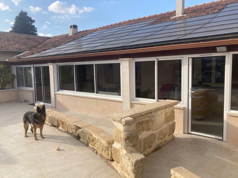 Fermeture d'une Extensions avec une baie vitrée