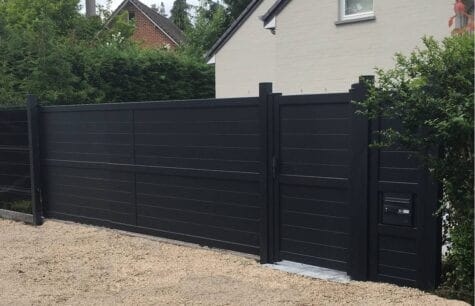 portail battant motorisé de 4 m