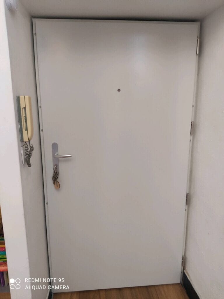 Porte d'entrée palière intérieure