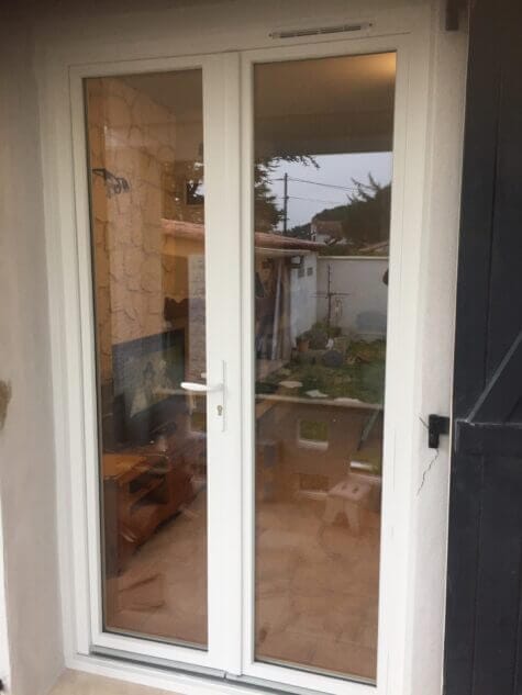Portes-fenêtres pvc blanche
