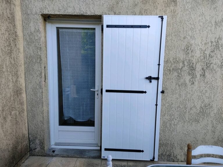 volets battants Aluminium de forme cintrée