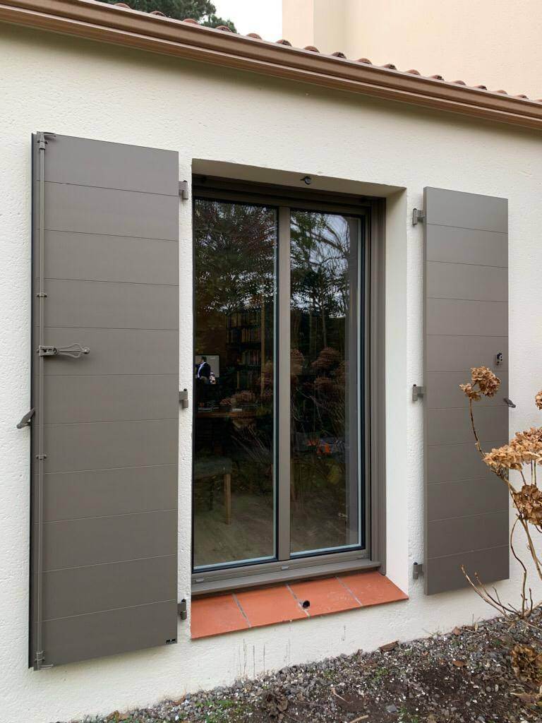 volets battant en aluminium