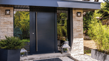 Porte d'entrée moderne